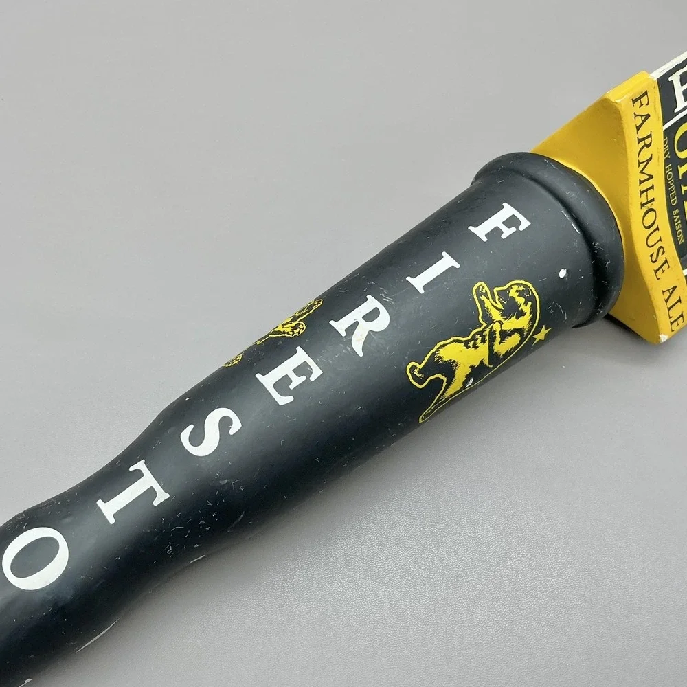 Firestone Opal Farmhouse Ale Dry Hopped Saison Beer Tap Handle Black Gold